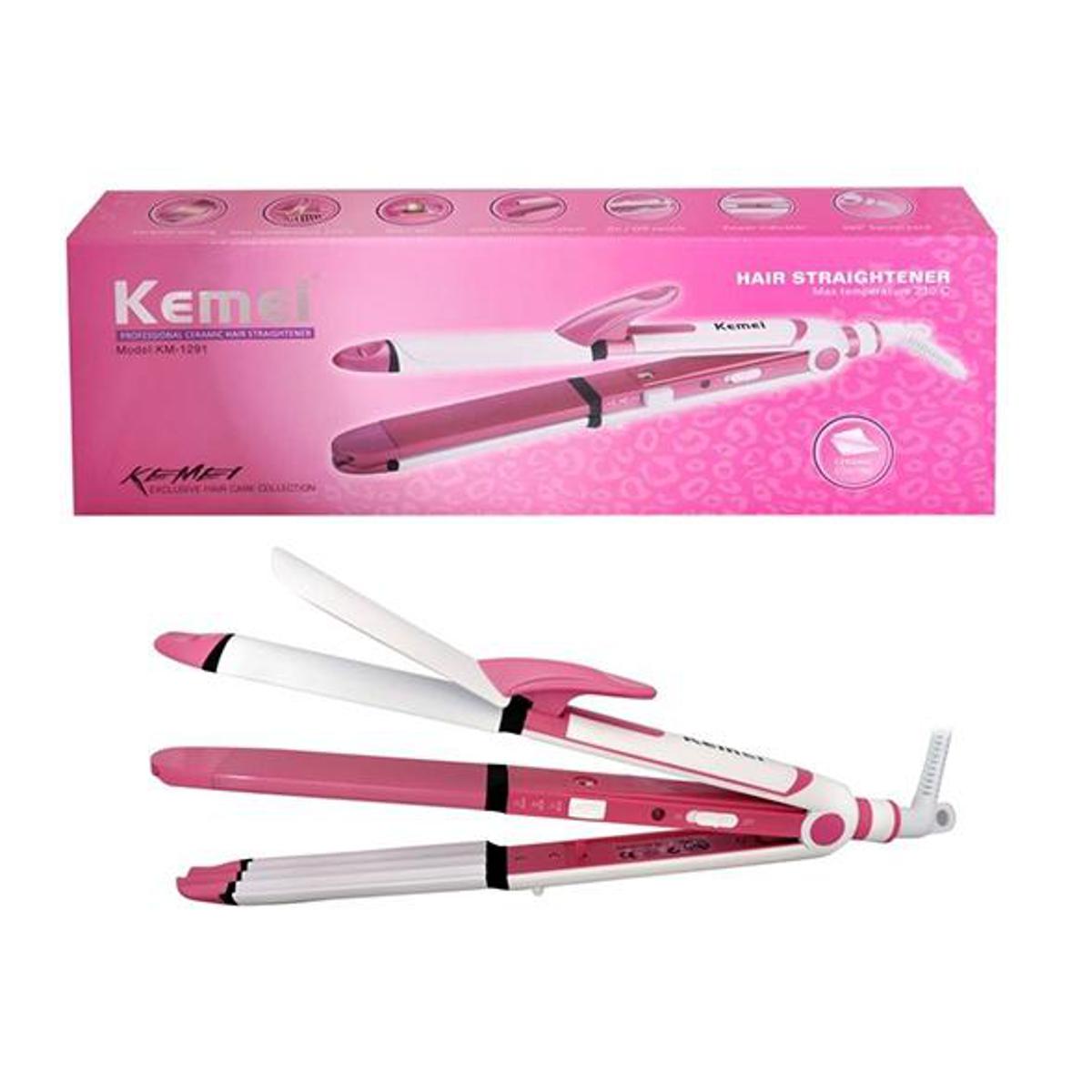Kemei 3 in 1 Hair Straightener