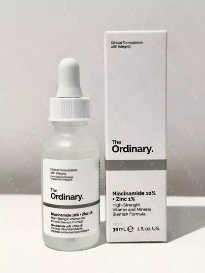 The Ordinary Niacinamide 10% + Zinc 1% – High-Strength Oil Control Serum (30ml)