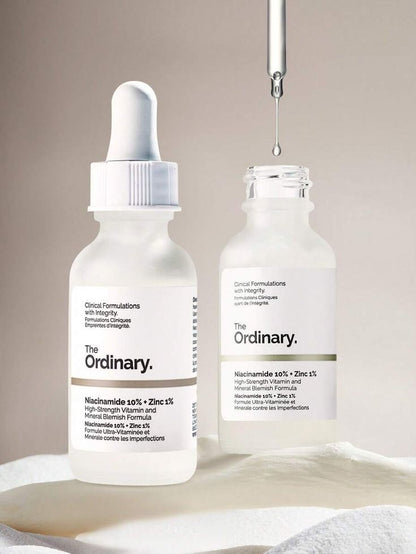 The Ordinary Niacinamide 10% + Zinc 1% – High-Strength Oil Control Serum (30ml)